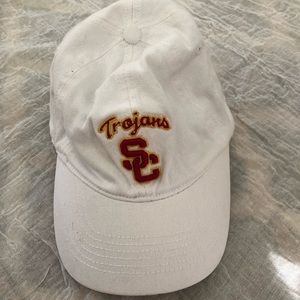 USC Trojan white baseball hat